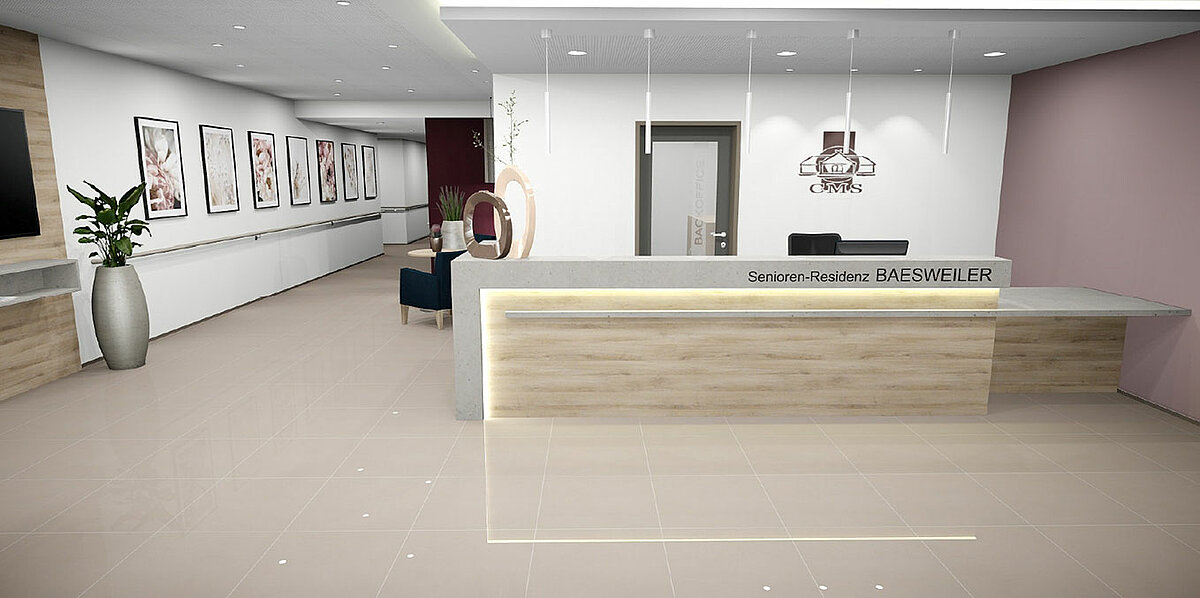 Rezeption des Seniorenheims in Baesweiler
