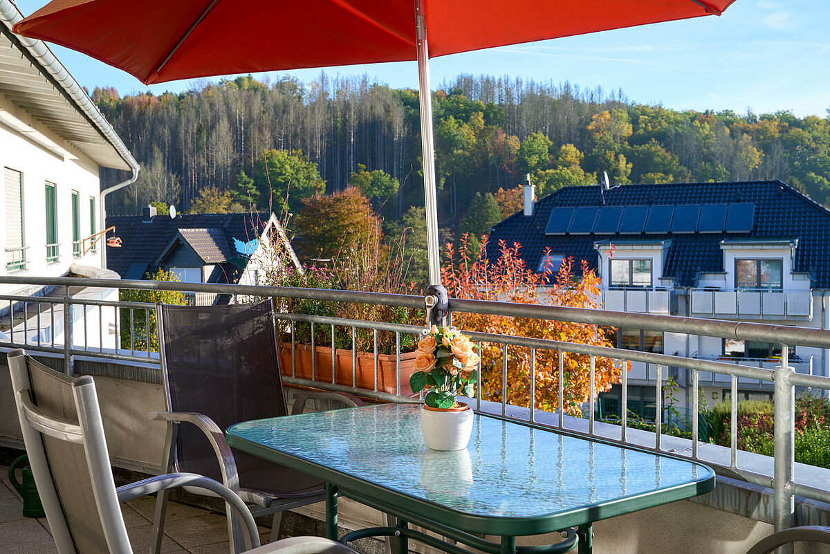 Balkon des Pflegezentrums Bergeck in Kürten