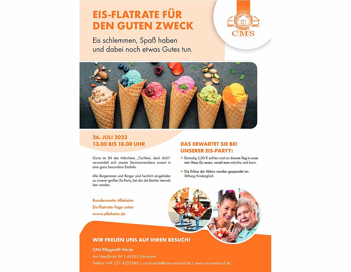 Eis- Flatrate für den Guten Zweck