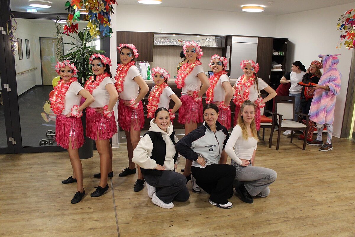 Karneval Tanzgruppe