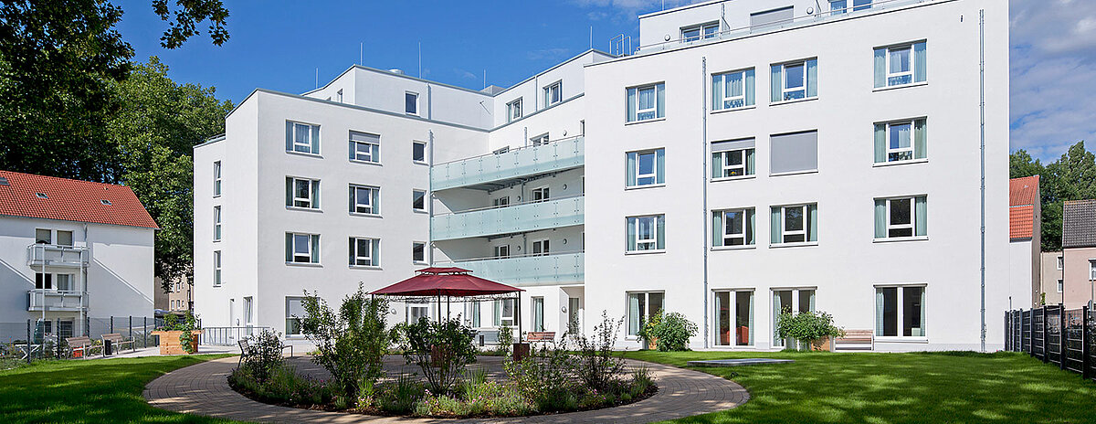 Garten des CMS Pflegestift Hörde in Dortmund