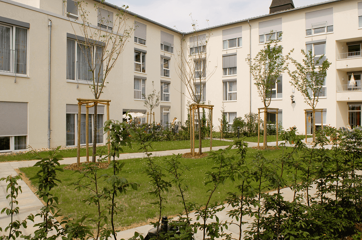 Garten des CMS Pflegewohnstift Wattenscheid in Bochum